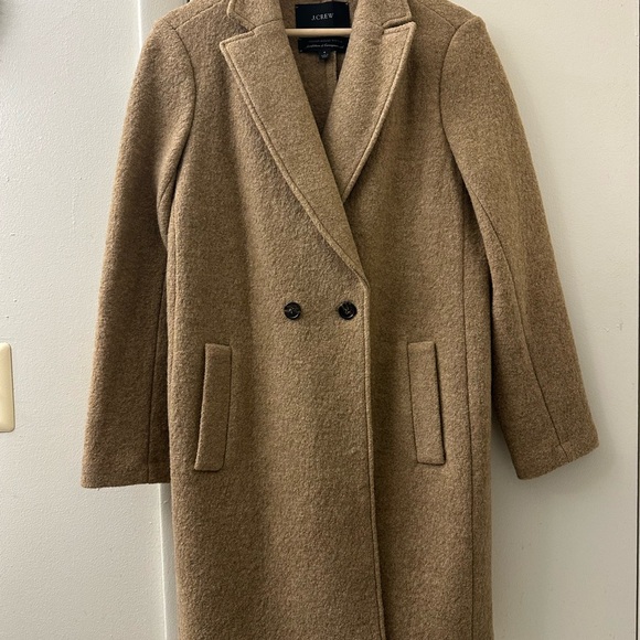 J. Crew Women’s Brown Wool Coat - Picture 5 of 7